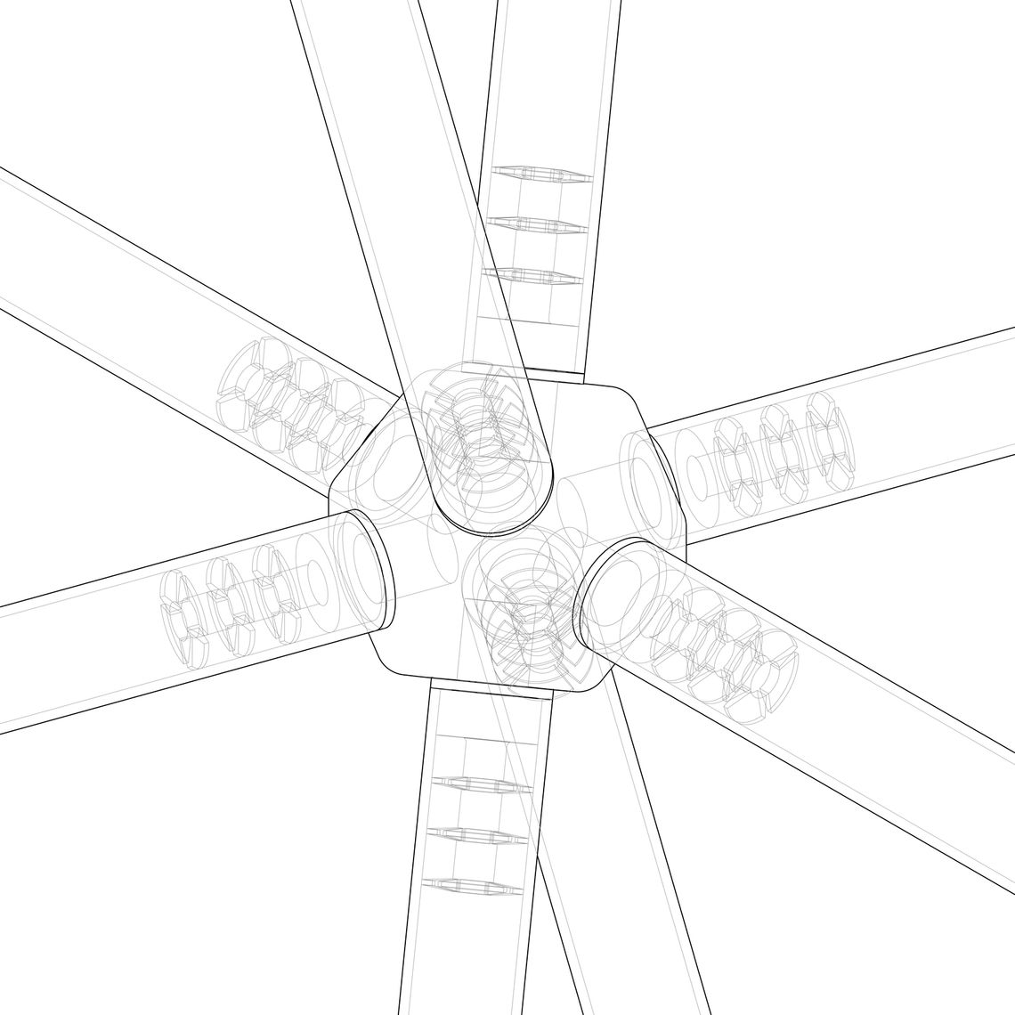 8 way node